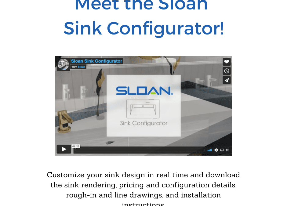 Sloan Sink Configurator