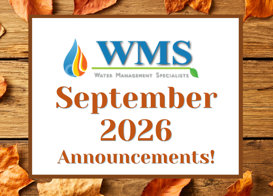 WMS Announcements: 09/2026